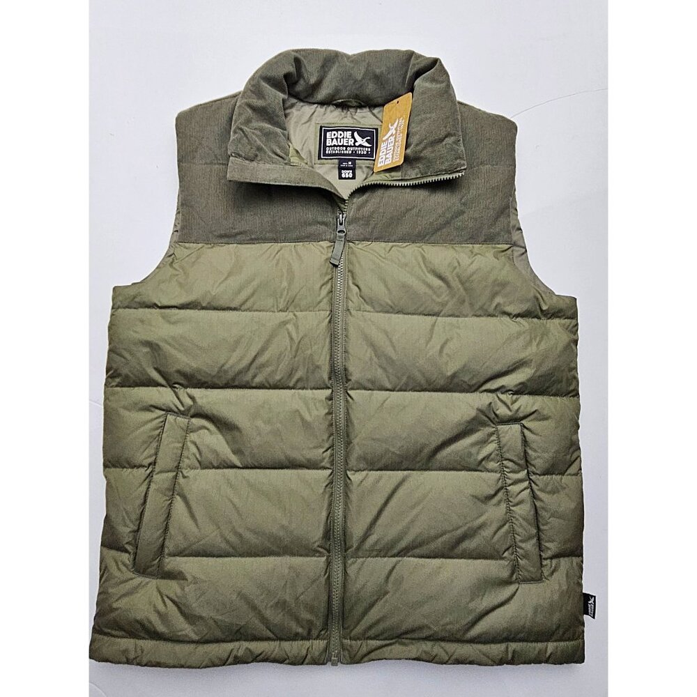 Eddie Bauer Men’s 650-Fill Down Vest – Size Medium – NWT